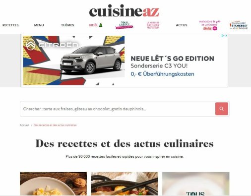CUISINE AZ